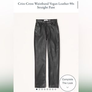 Abercrombie Leather Pant